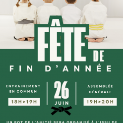 Fête de fin d'année - 26 juin 2026